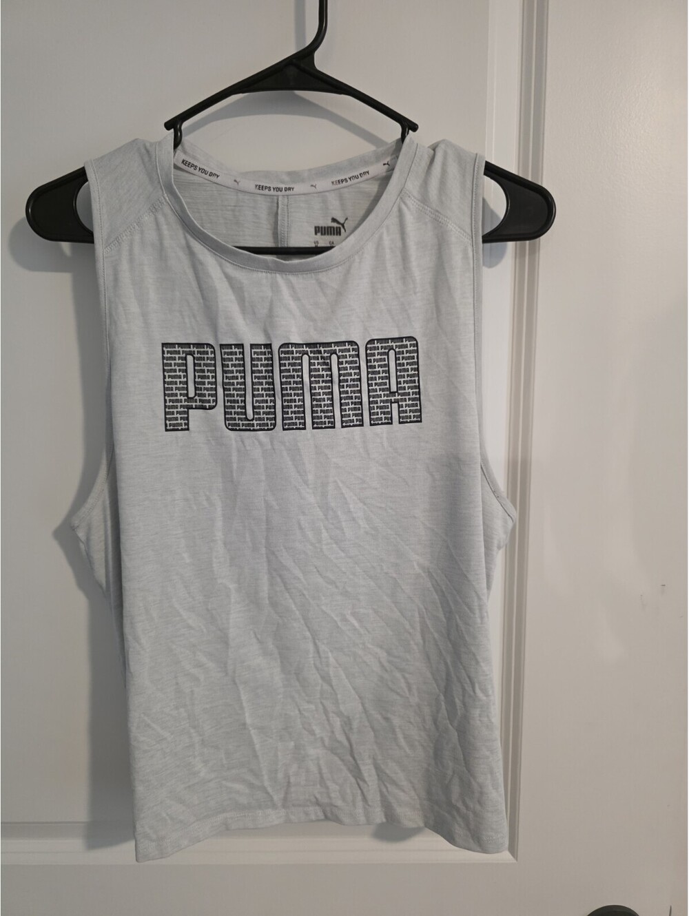 Puma Women's Tank Top Sleeveless Size Medium Gray